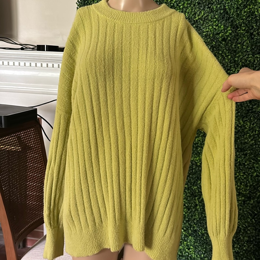 Oversized sweater Aerie women’s green